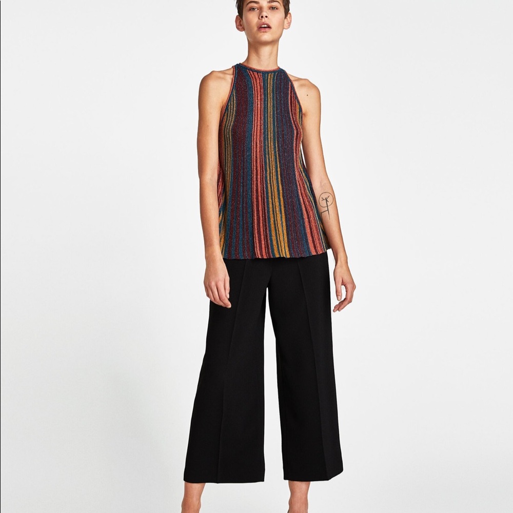 Zara Shimmery top